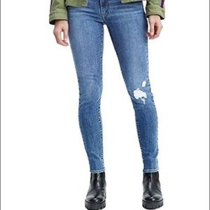 EUC Levi’s 721 High-Rise Lapis Blues Skinny Jeans
